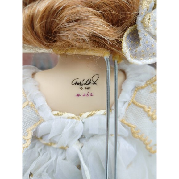 marie osmond dolls adora belle 2002 Red Hair Angel - Picture 3 of 12
